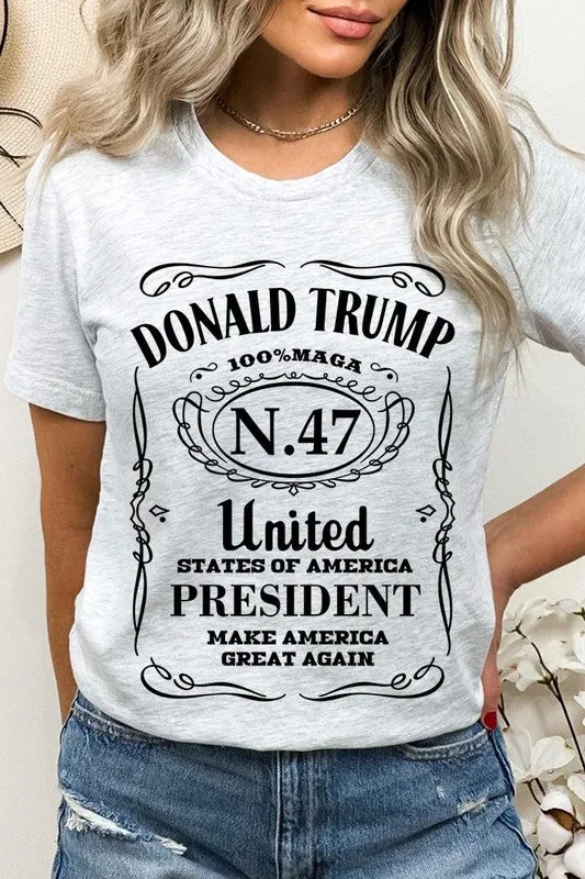 Donald Trump USA President 47 Maga Graphic Tee-SHIPS DIRECTLY TO YOU!