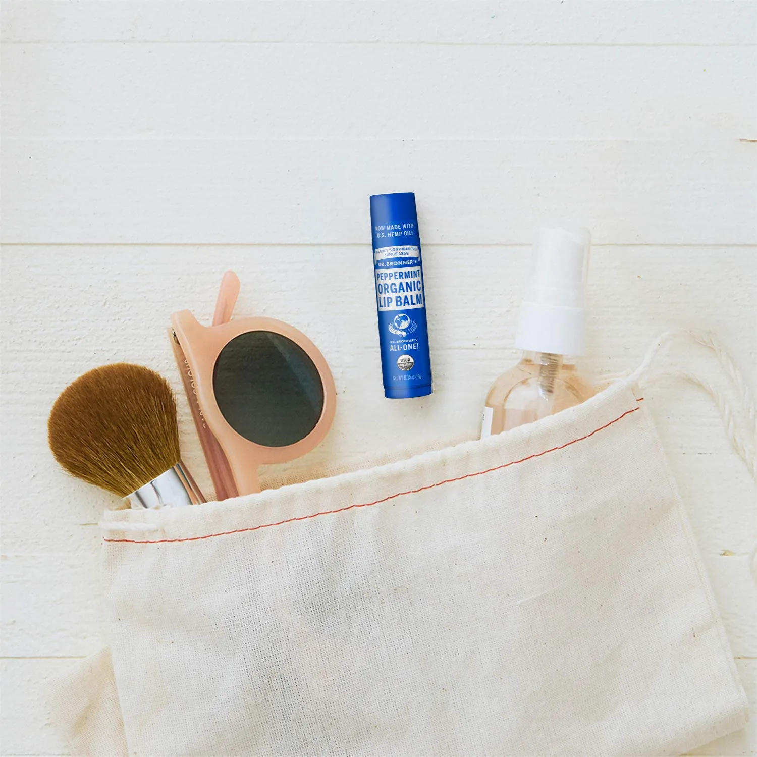 Dr. Bronner's - Organic Lip Balm (Peppermint.15 ounce, 6-Pack) - Made with Organic Beeswax and Avocado Oil, For Dry Lips, Hands, Chin or Cheeks, Jojoba Oil for Added Moisture, Cooling and Hydrating