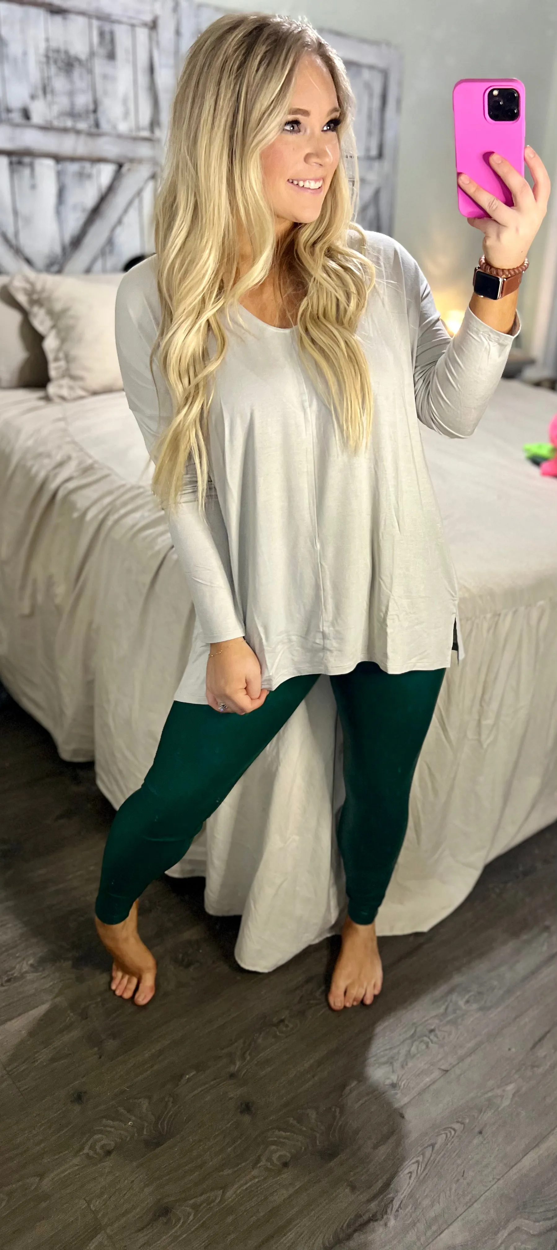 Effortless Endeavor Oversized Long Sleeve Top