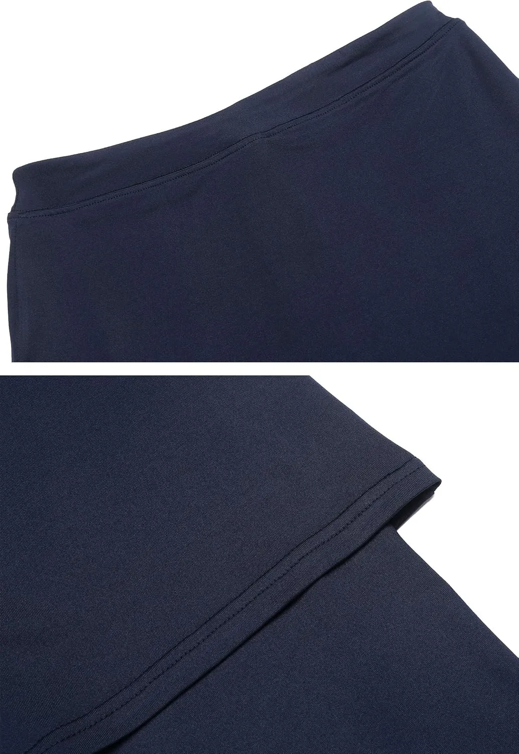 Ekouaer Skirted Leggings for Women Tennis Golf Skorts Capris Gym Yoga Legging with Skirts