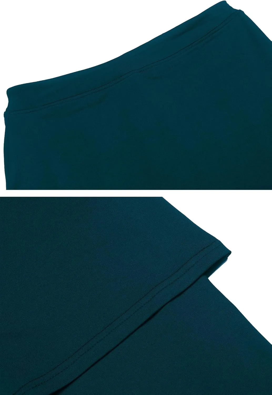 Ekouaer Skirted Leggings for Women Tennis Golf Skorts Capris Gym Yoga Legging with Skirts