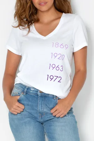 Empowered Graphic V-Neck Shirt | Dates