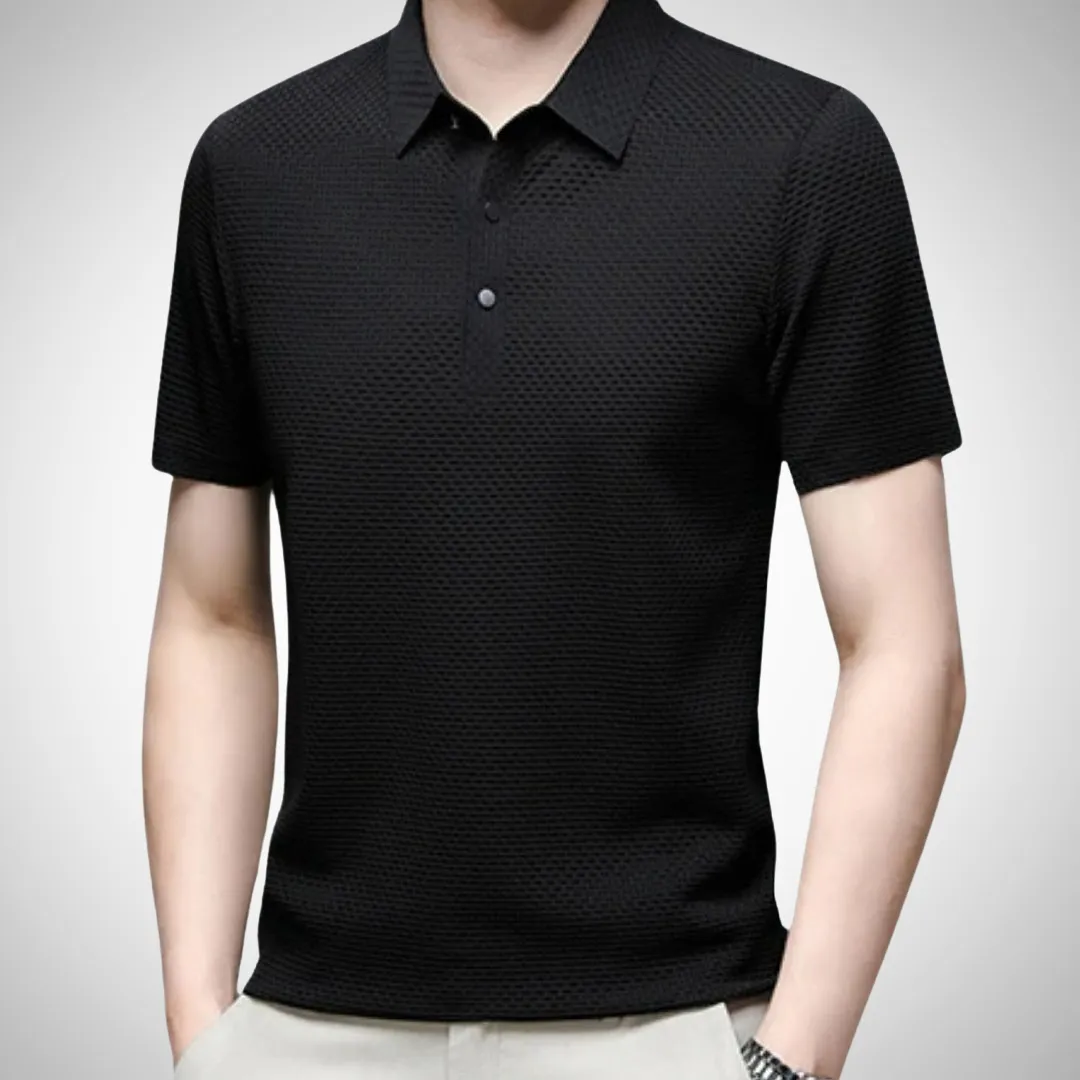 Enrico Luxury Textured Polo Shirt