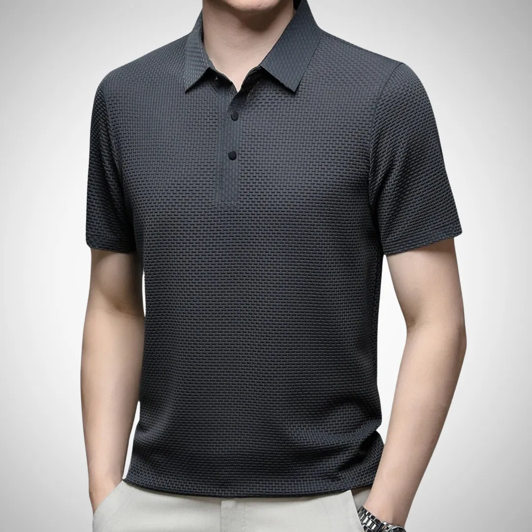 Enrico Luxury Textured Polo Shirt