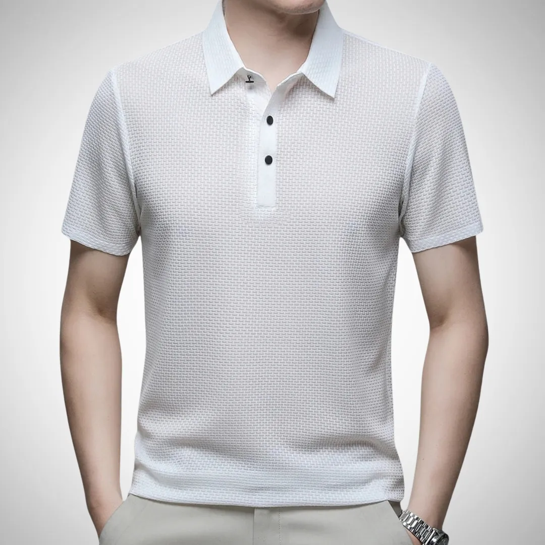 Enrico Luxury Textured Polo Shirt