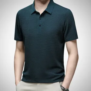 Enrico Luxury Textured Polo Shirt