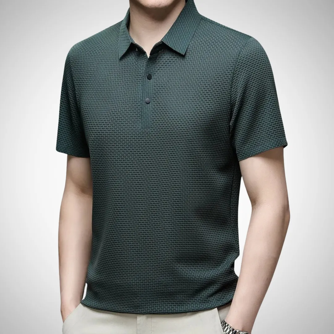 Enrico Luxury Textured Polo Shirt