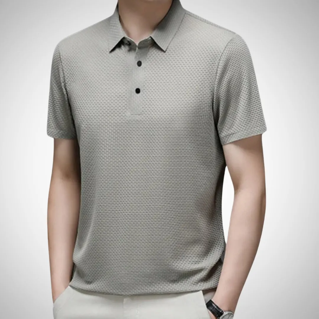 Enrico Luxury Textured Polo Shirt
