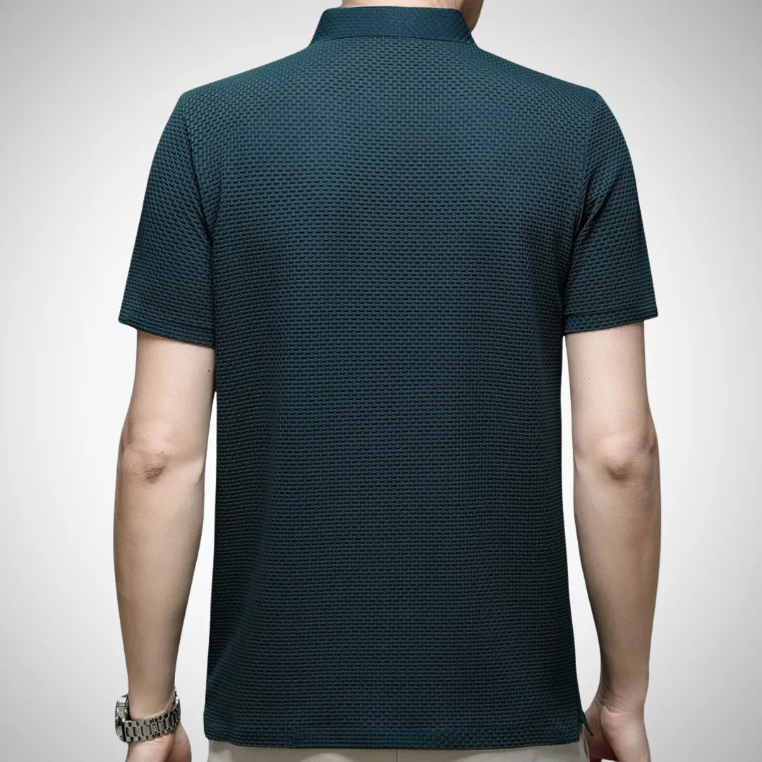 Enrico Luxury Textured Polo Shirt