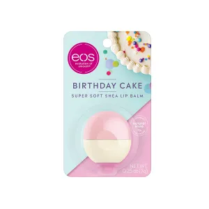 EOS Super Soft Shea Lip Balm, Birthday Cake, 0.25 oz