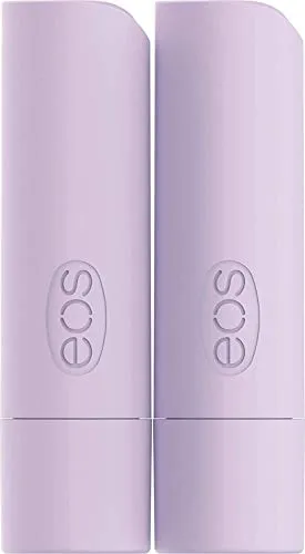 eos USDA Organic Lip Balm - Chamomile Lip Care to Nourish Dry Lips 100% Natural and Gluten Free Long Lasting Hydration 0.14 oz 2 Pack