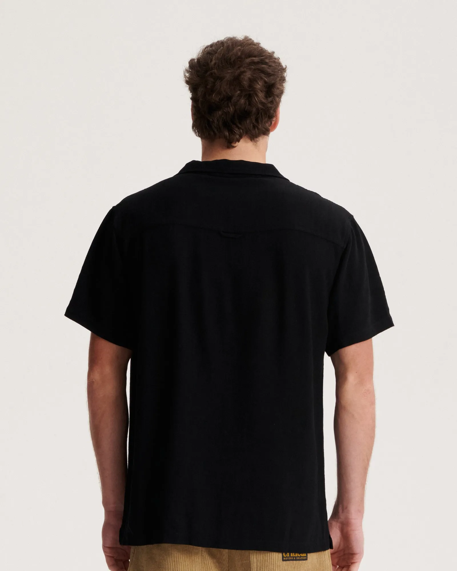 Ernie SS Resort Shirt - Black