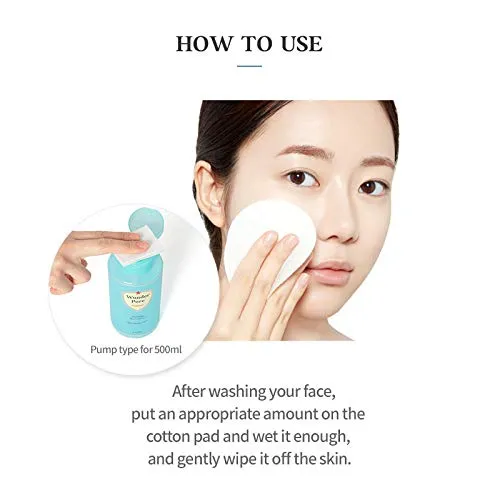 ETUDE HOUSE Wonder Pore Freshner 500ml (16.9 fl. Oz) | Refreshing Pore Care Toner with Upgraded Peppermint Vinegar that Cleanses Ultra Fine Dust