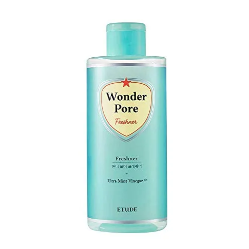 ETUDE HOUSE Wonder Pore Freshner 500ml (16.9 fl. Oz) | Refreshing Pore Care Toner with Upgraded Peppermint Vinegar that Cleanses Ultra Fine Dust