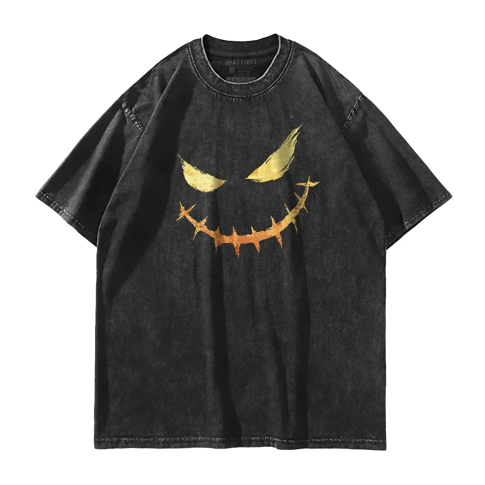 Evil Expression Washed T-Shirt