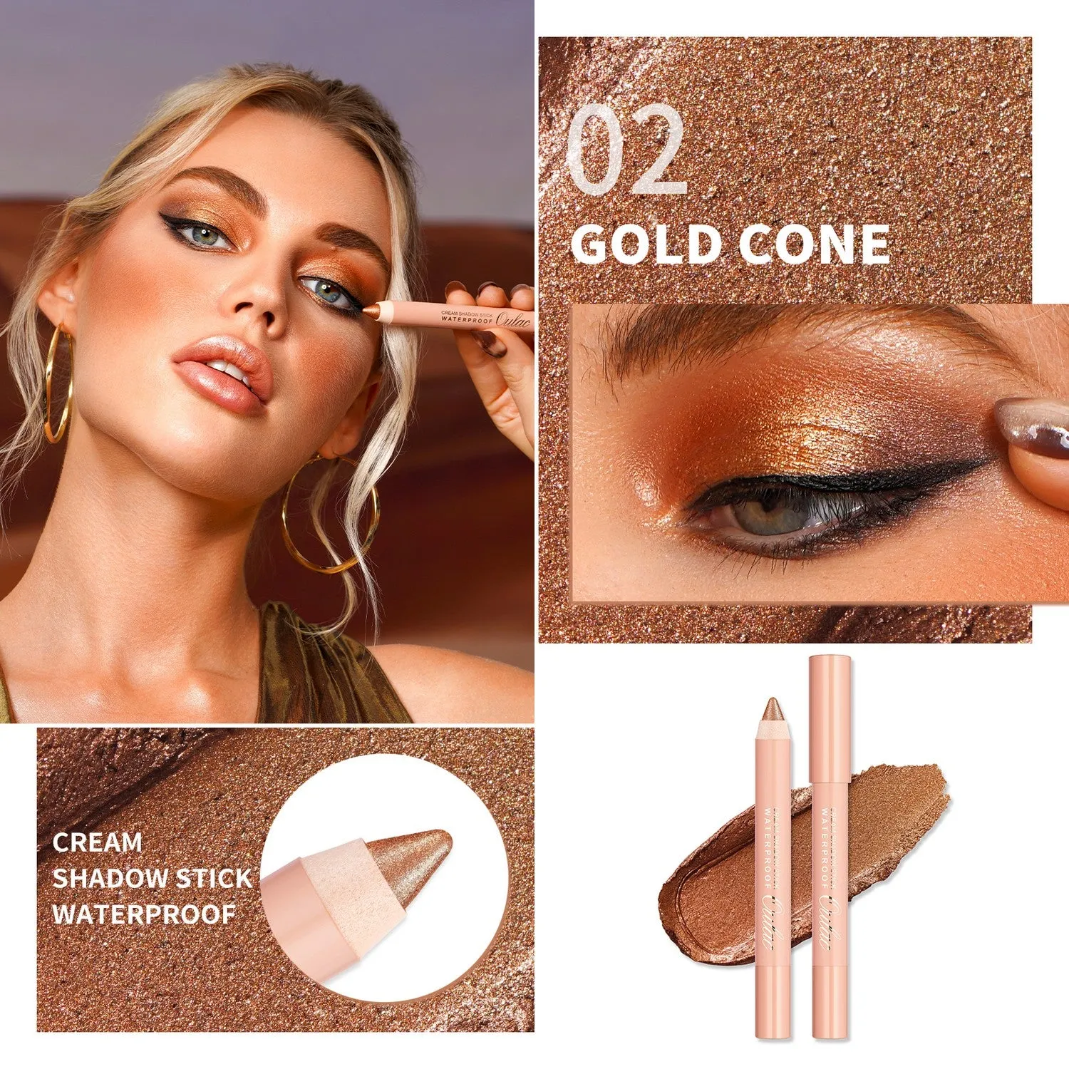 Eyeshadow Stick | 02 Gold Cone