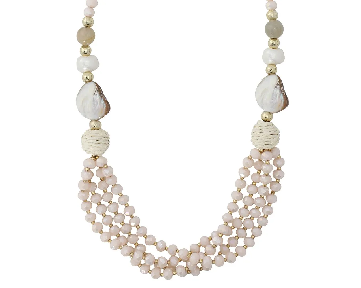 Faceted Beads Necklaces