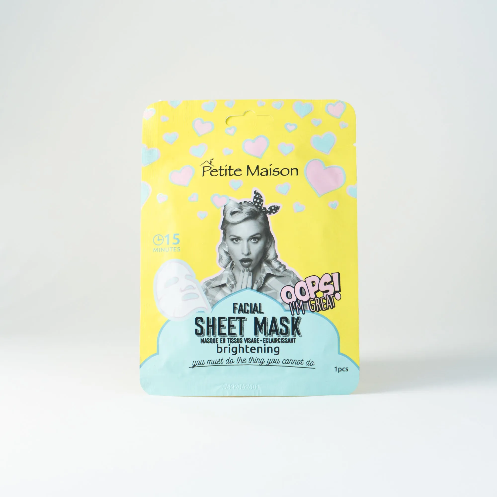 Facial Sheet Mask Pack 3 Pieces (Brightening, Detoxifying, Time Release)