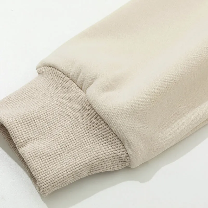 Faire Echo Retro High-Neck Fleece Sweatshirt