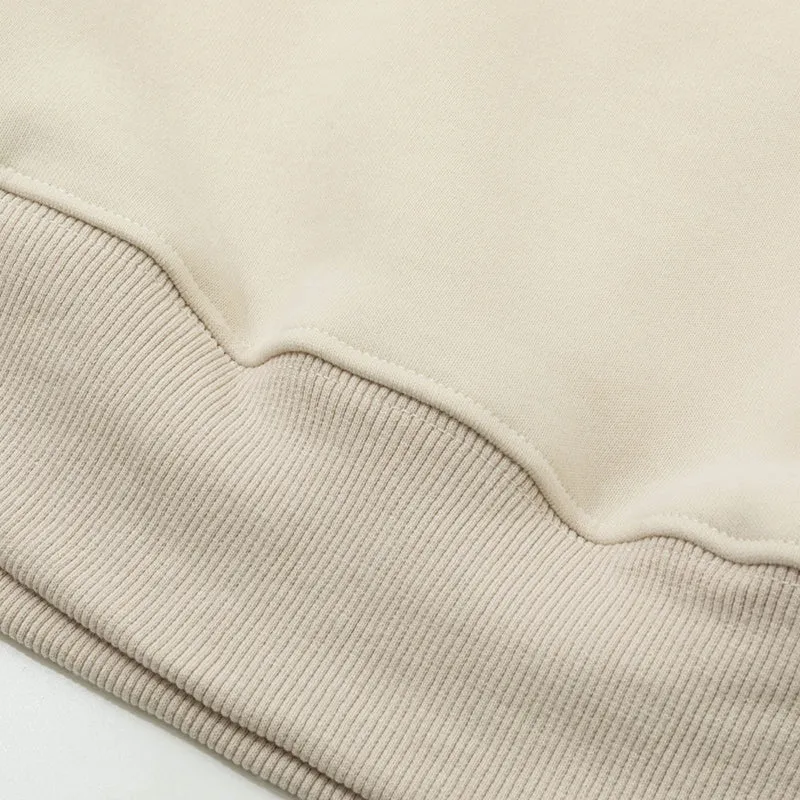 Faire Echo Retro High-Neck Fleece Sweatshirt