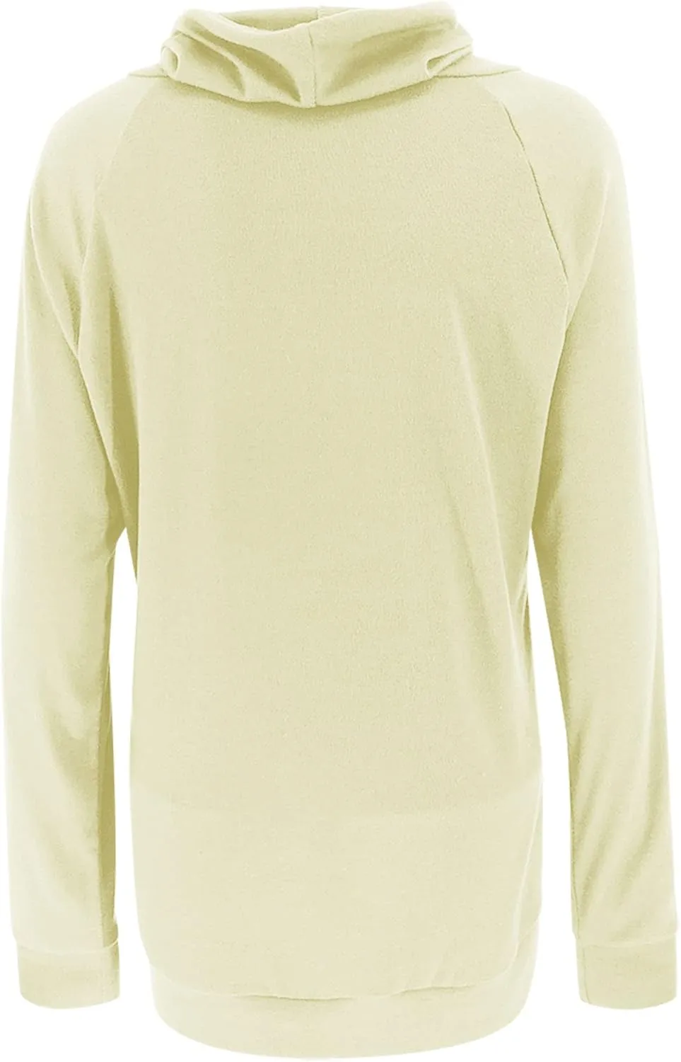 Fallorchid Womens Cowl Neck Tunic Tops Long Sleeve Pullovers Casual Drawstring Sweatshirts