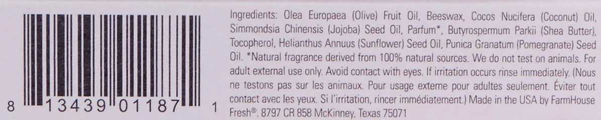 FarmHouse Fresh Hydrating Lip Balm, Blackberry, 0.64 oz