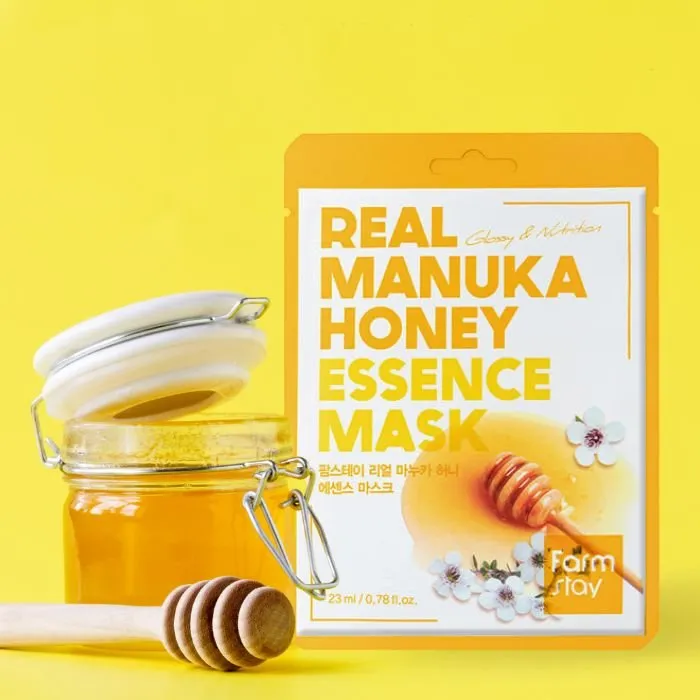 Farmstay Real Manuka Honey Essence Mask  (10 sheets)