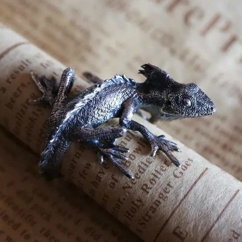 Fashion Creative Design Personality Lizard Opening Ring Men&#39;s Punk Rock Hip Hop Jewelry