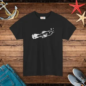 Fish and Bubbles Heavy Cotton Tee