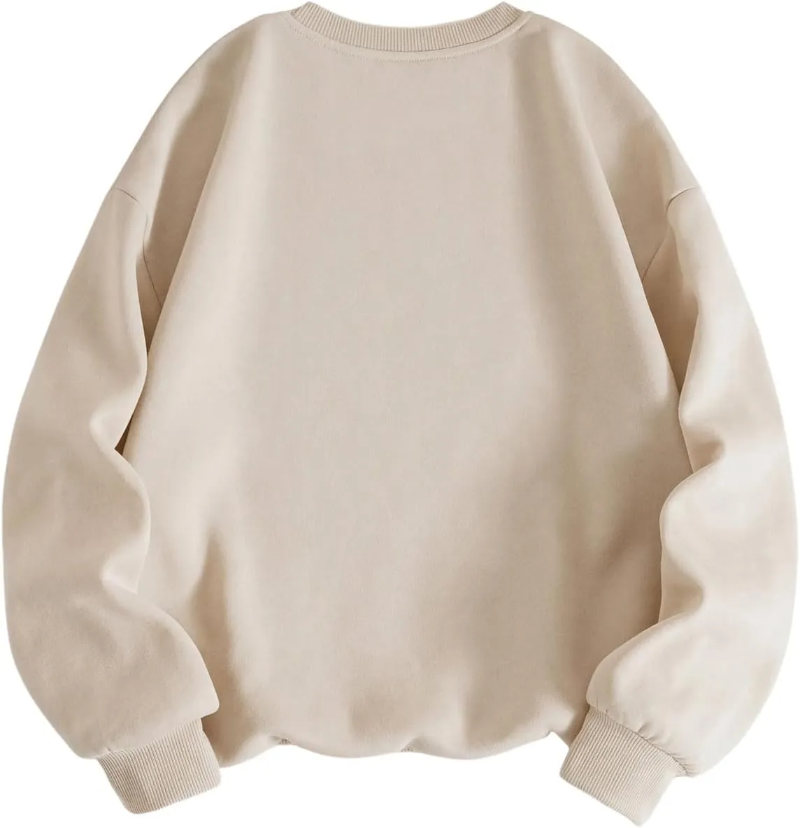 Floerns Women's Graphic Print Thermal Lined Long Sleeve Crew Neck Sweatshirt