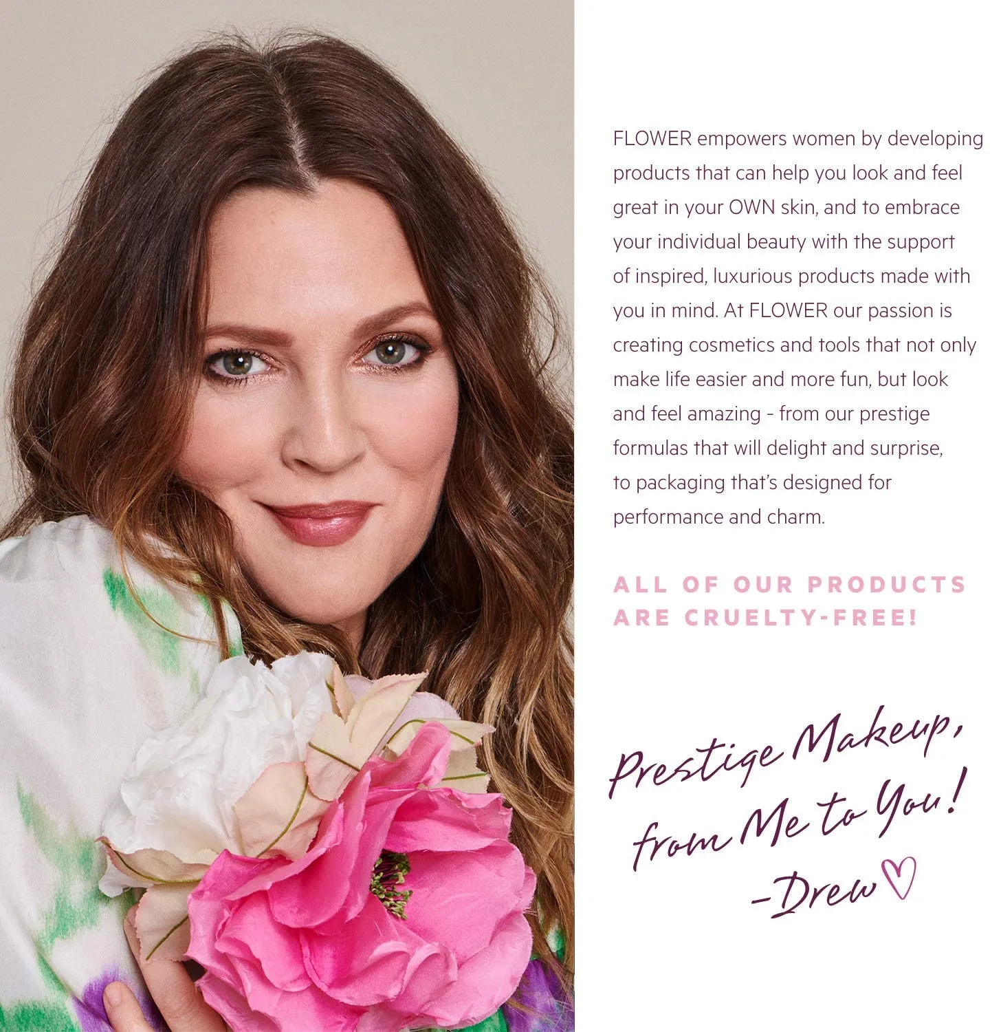FLOWER BEAUTY Petal Pout Lip Mask | Hydrating Tinted Balm with Mango & Cocoa Butter | Vegan, Cruelty-Free Scented Lips Color | Pucker - Rose Buds