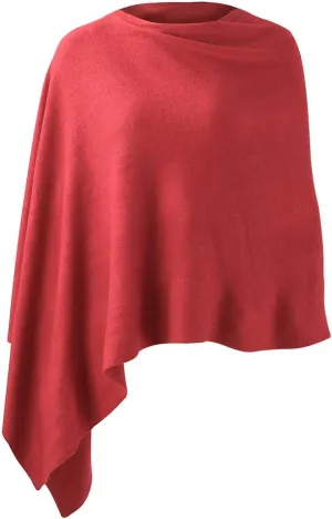 Fomolom Women Ponchos Sweater Versatile Lightweight Solid Knitted Shawl Wrap Scarf Cape Accessories for Womens