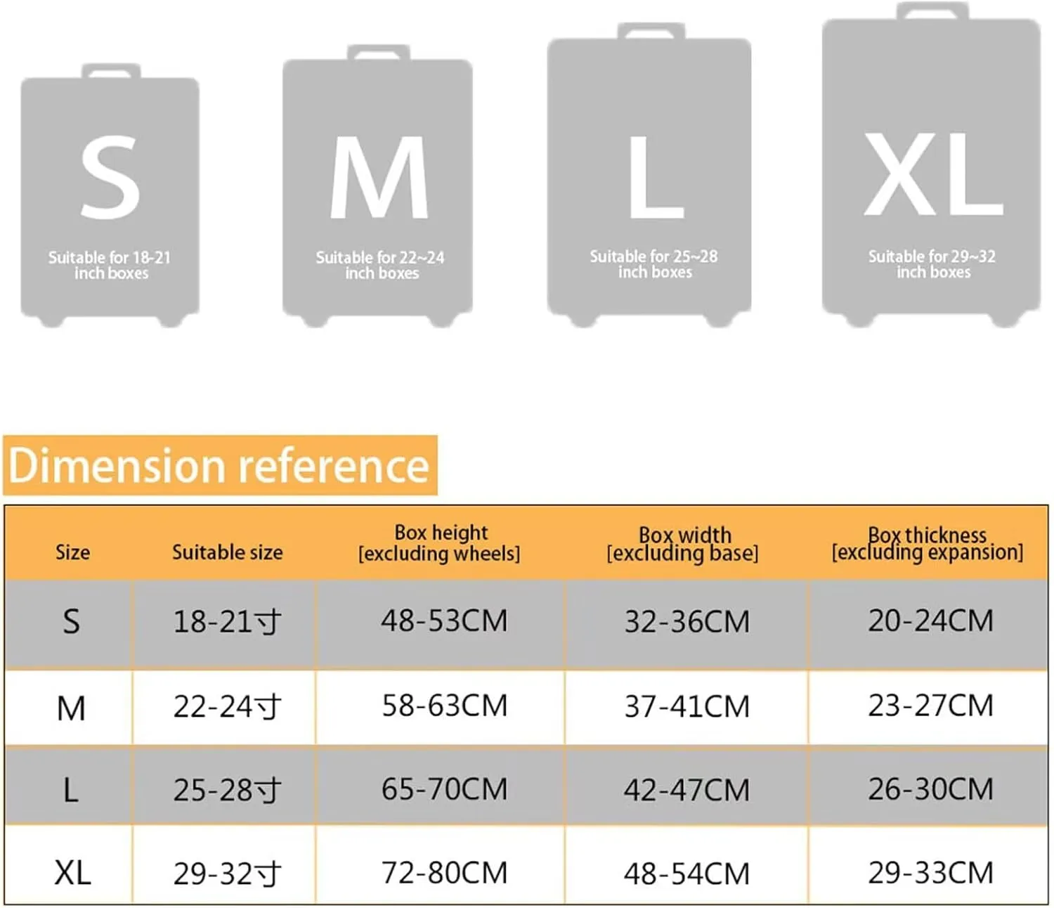 FOR U DESIGNS Personalized Luggage Cover for 29-30 Inch Suitcases Stretch Fit for Vacation Travel Quickly Identify Scratch-Resistant Custom Luggage Sleeve Protective