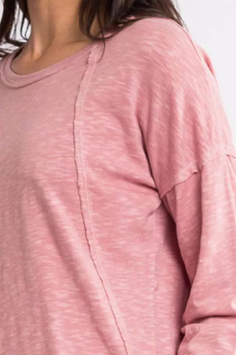 Foxwood - Mackenzie L/S Crew Pink
