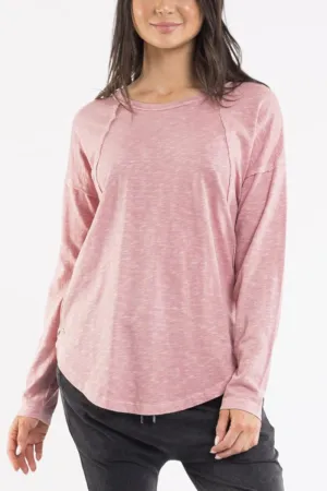 Foxwood - Mackenzie L/S Crew Pink