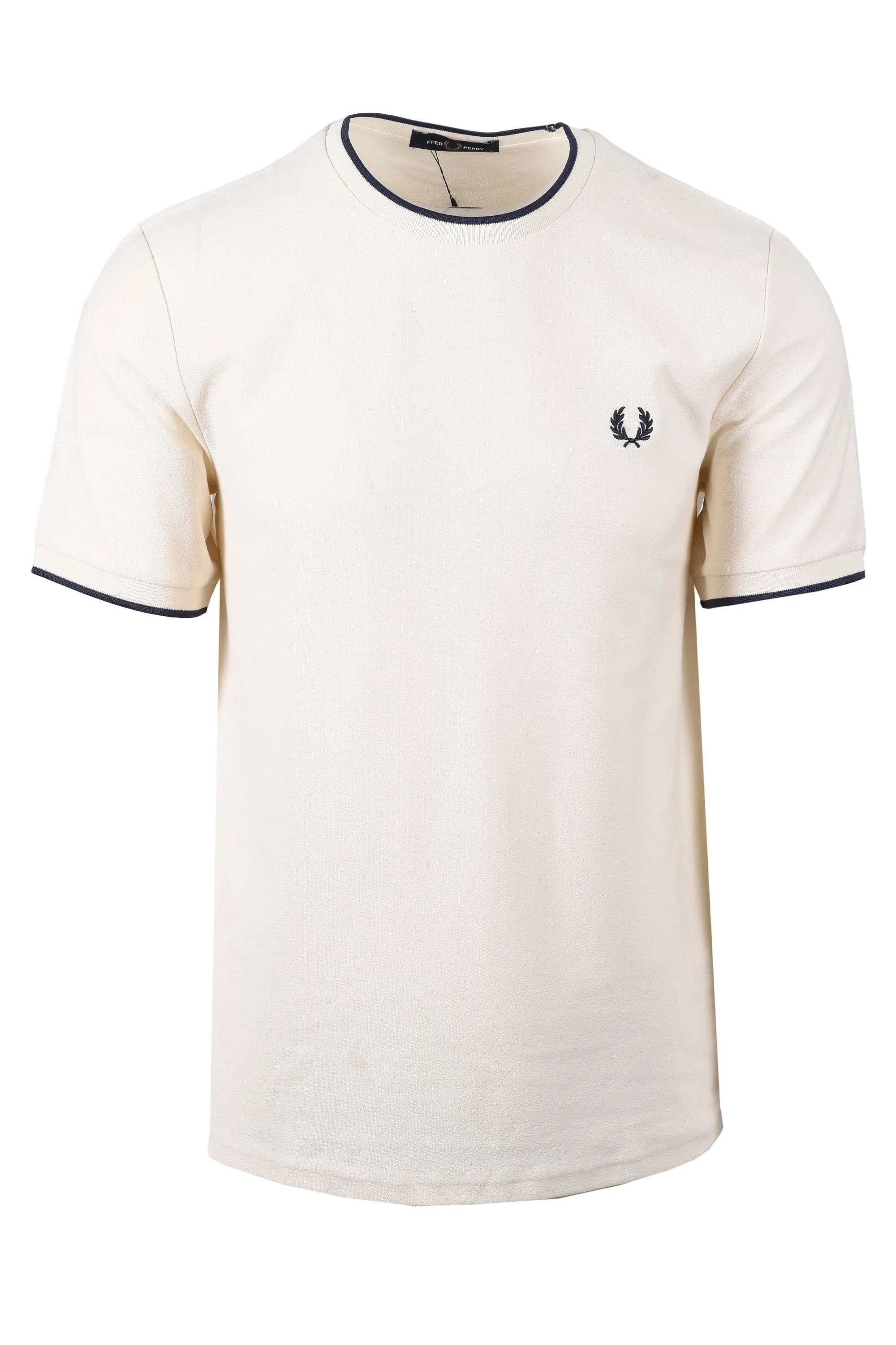 Fred Perry Crepe Pique T-shirt Ecru