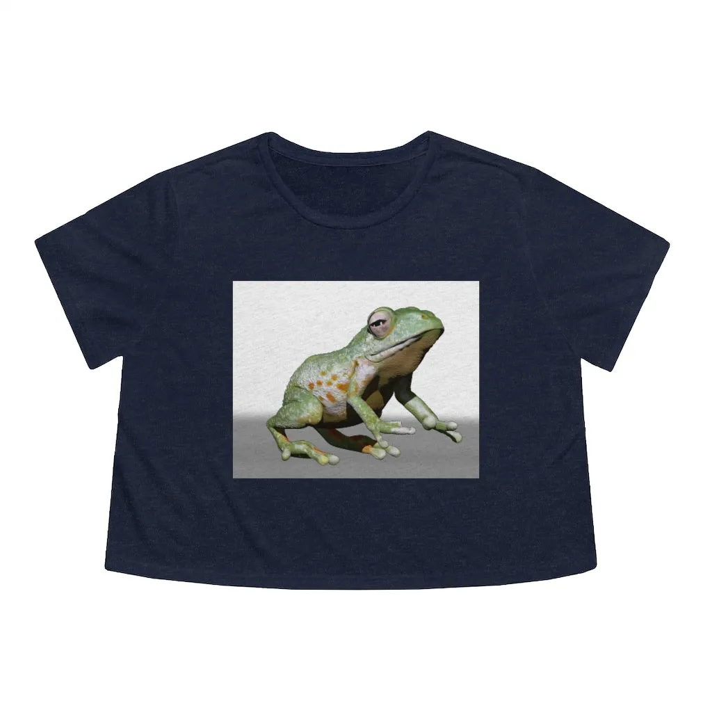 Frog Women's Flowy Cropped Tee