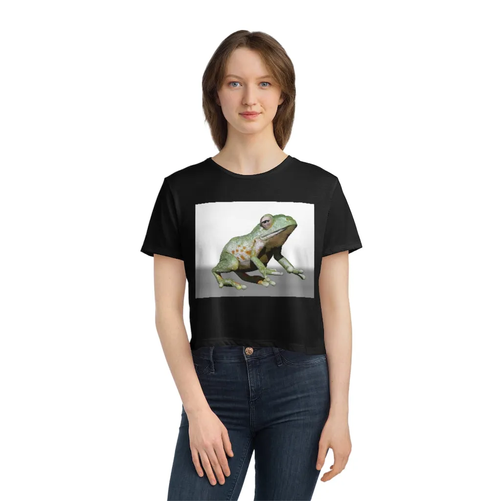 Frog Women's Flowy Cropped Tee