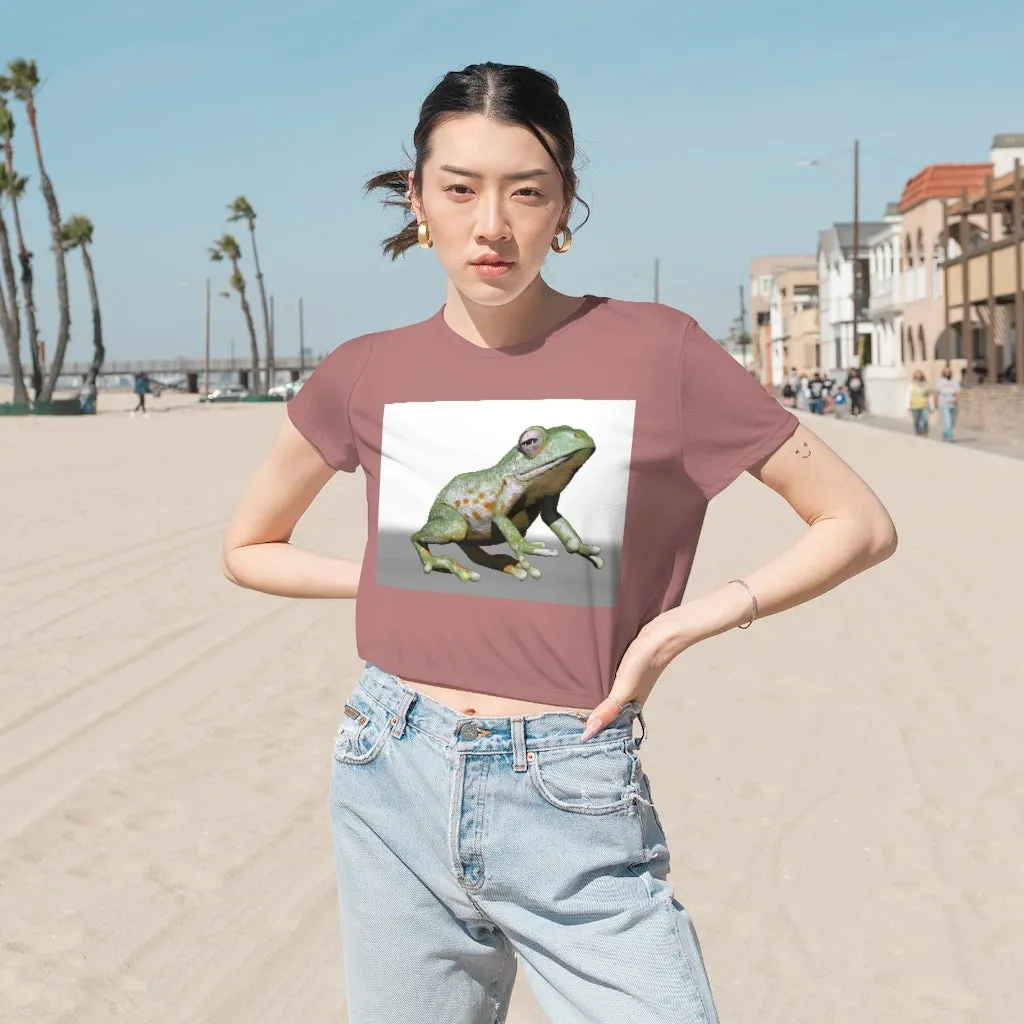 Frog Women's Flowy Cropped Tee