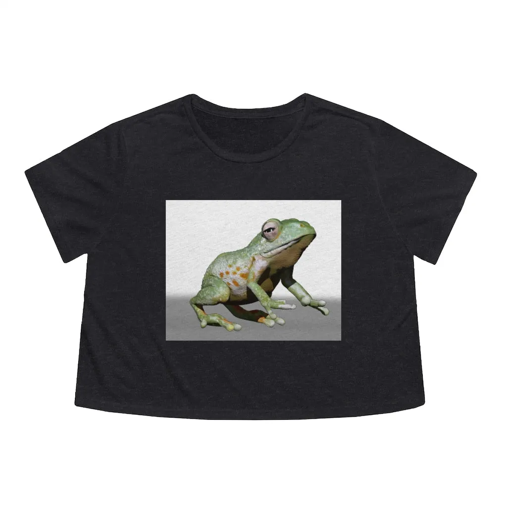Frog Women's Flowy Cropped Tee