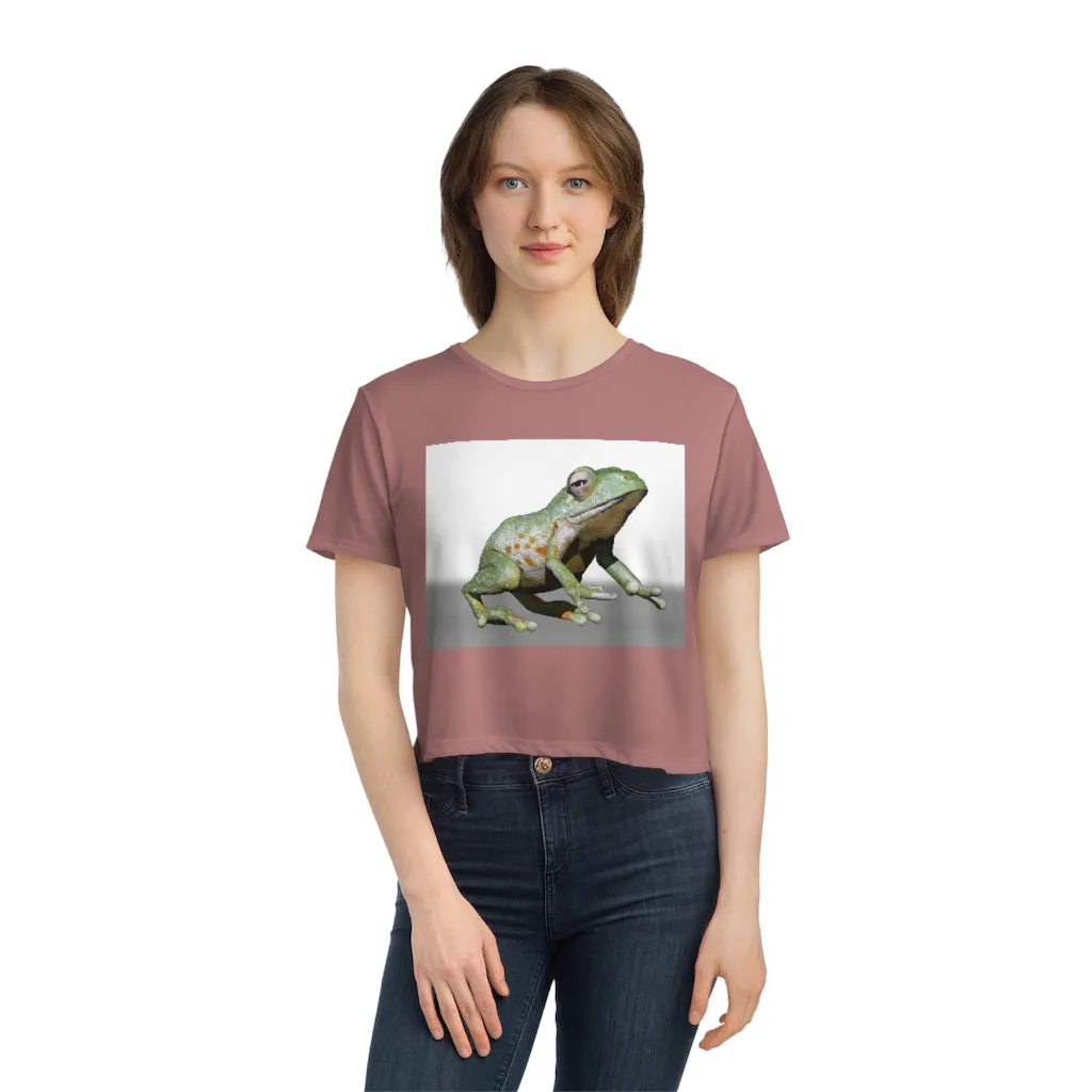 Frog Women's Flowy Cropped Tee