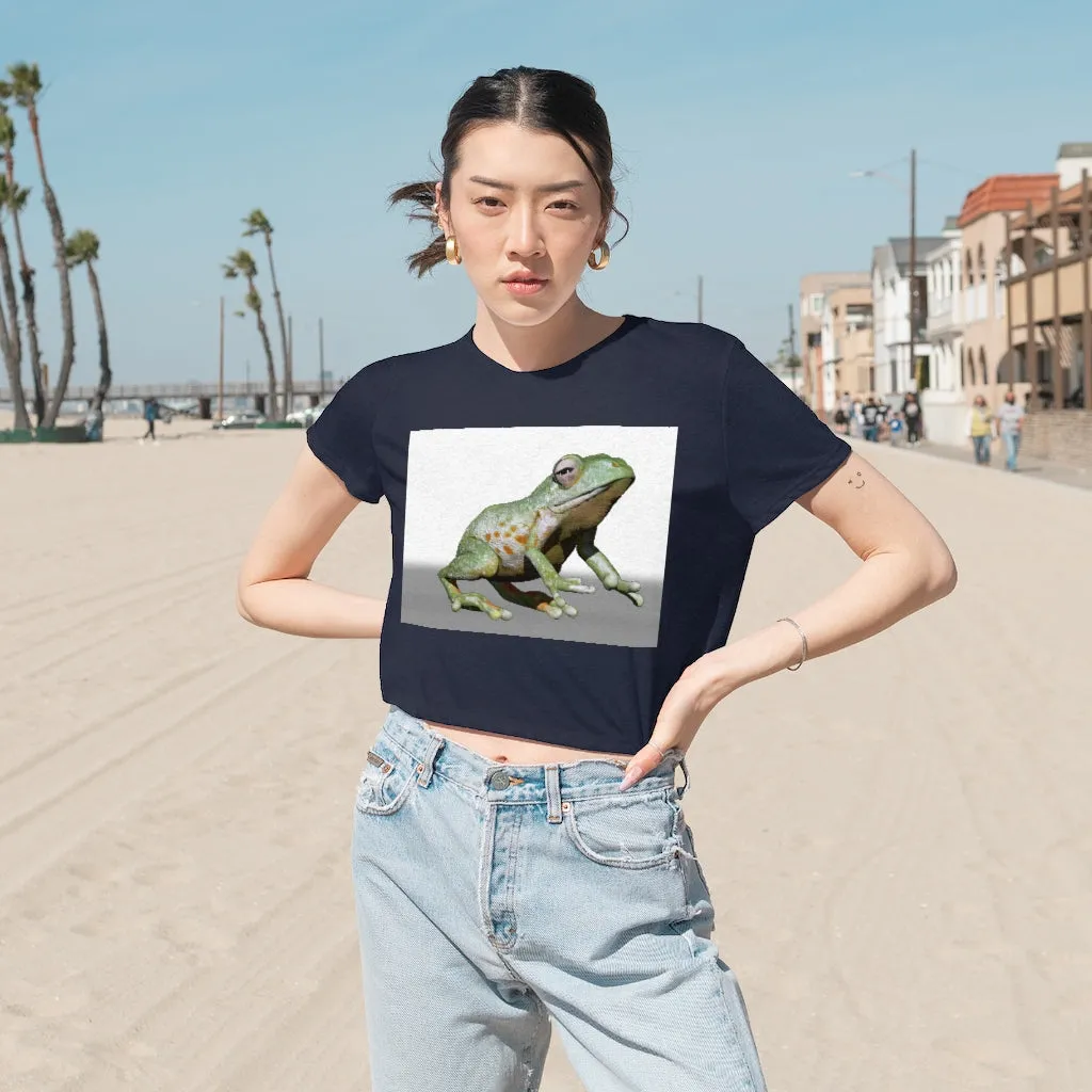Frog Women's Flowy Cropped Tee