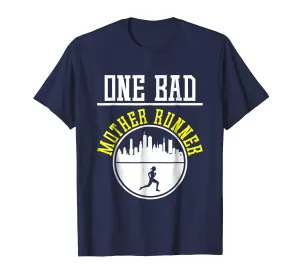 Funny Mother Runner T-shirt Mothers Day Meme Running Gift