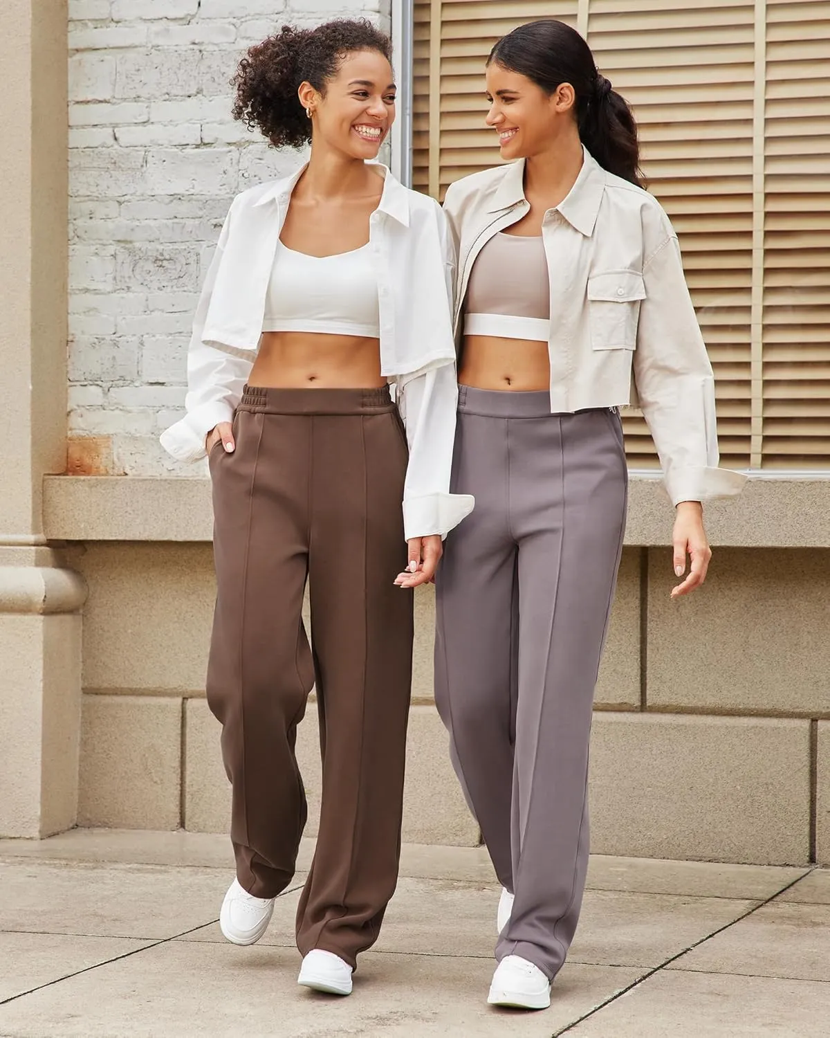 G4Free Smoofit Modal Soft Women Wide Leg Sweatpants with Pockets Yoga Pants Casual Lounge Trousers Petite/Regular/Tall