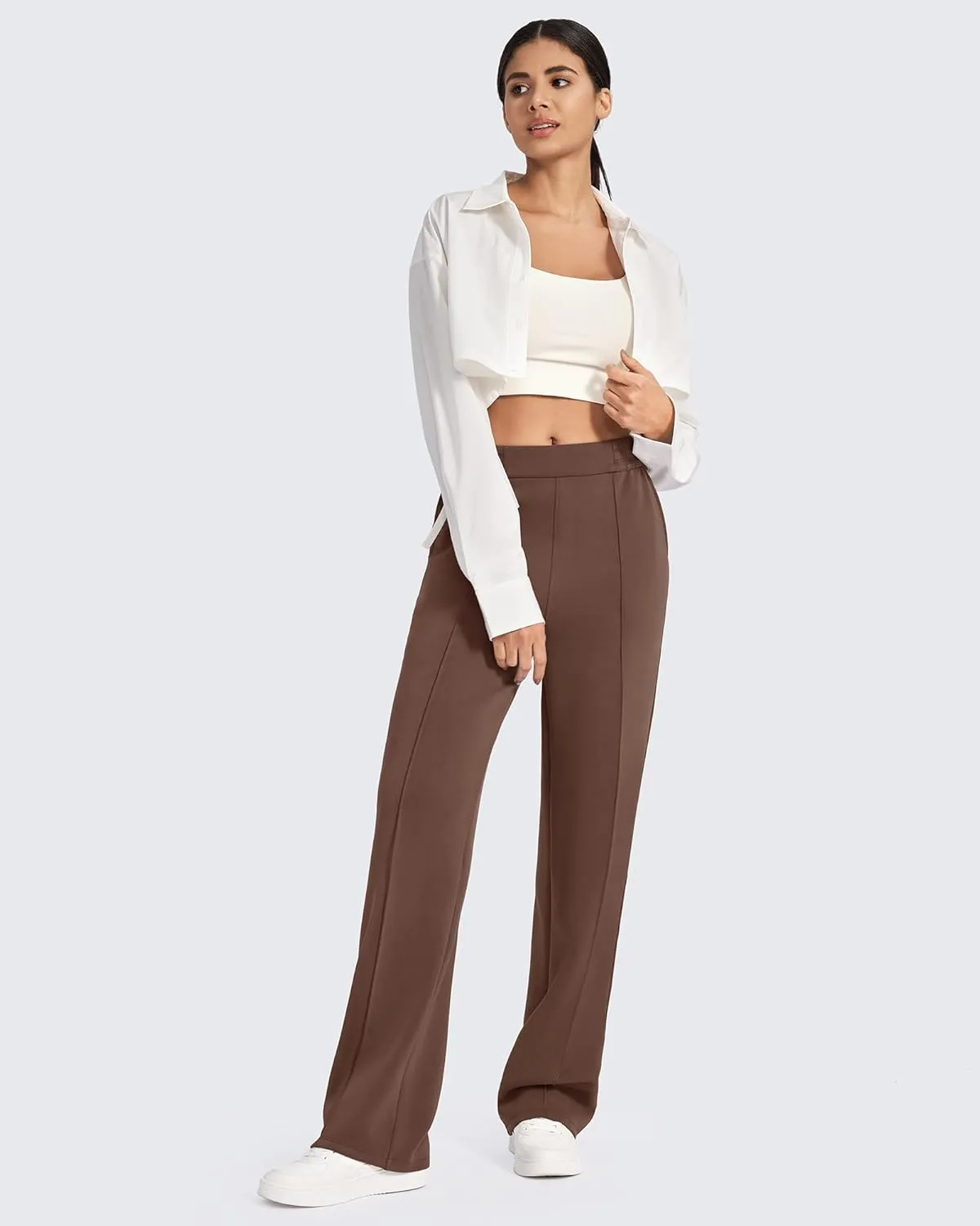G4Free Smoofit Modal Soft Women Wide Leg Sweatpants with Pockets Yoga Pants Casual Lounge Trousers Petite/Regular/Tall