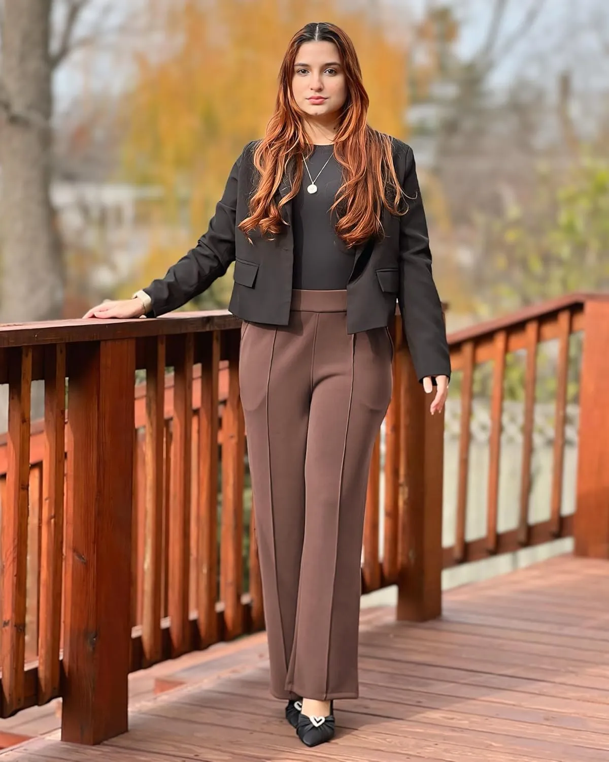 G4Free Smoofit Modal Soft Women Wide Leg Sweatpants with Pockets Yoga Pants Casual Lounge Trousers Petite/Regular/Tall