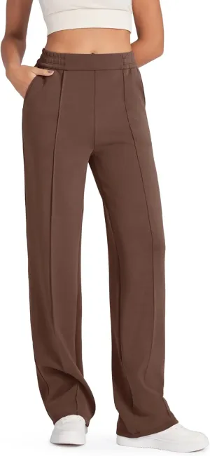 G4Free Smoofit Modal Soft Women Wide Leg Sweatpants with Pockets Yoga Pants Casual Lounge Trousers Petite/Regular/Tall