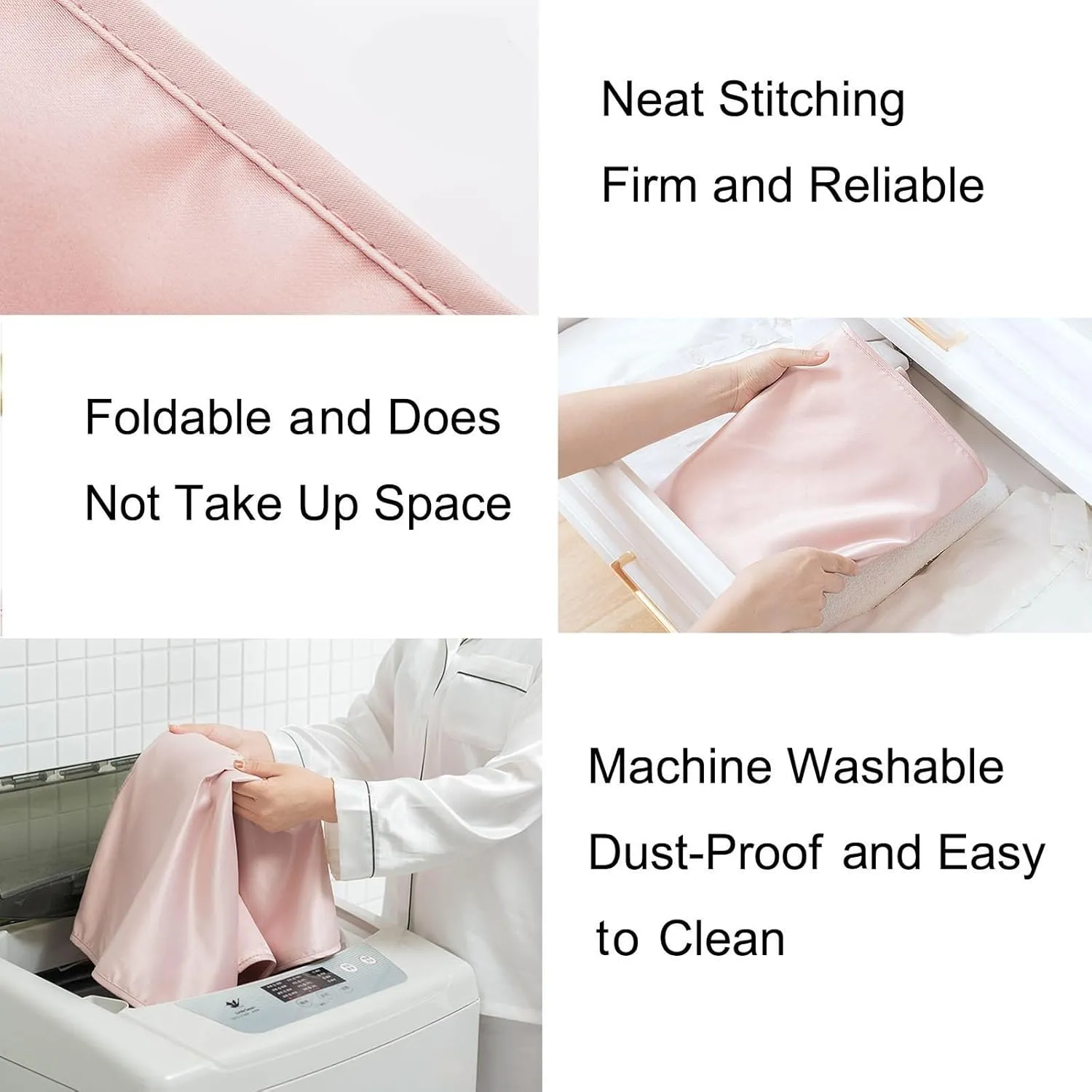 Garment Bags for Hanging Clothes, Hanging Clothes Bag Dust-Proof Suitable for Coats, Jackets, Shirts, Down Jackets(Gray,110x58x9cm/43x23x4in)