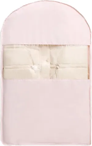 Garment Bags for Hanging Down Jacket, Peach Skin Velvet, Clothes Cover with Clear PVC WindowSealed CompletelyReuse(Pink,58x15x110cm/23x6x43in)