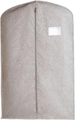 Garment Bags Waterproof Dust-Proof Clothes Cover for Hanging with Zipper for Coats, Jackets, Shirts, Down Jackets(Gray,90x58cm/35x23in)